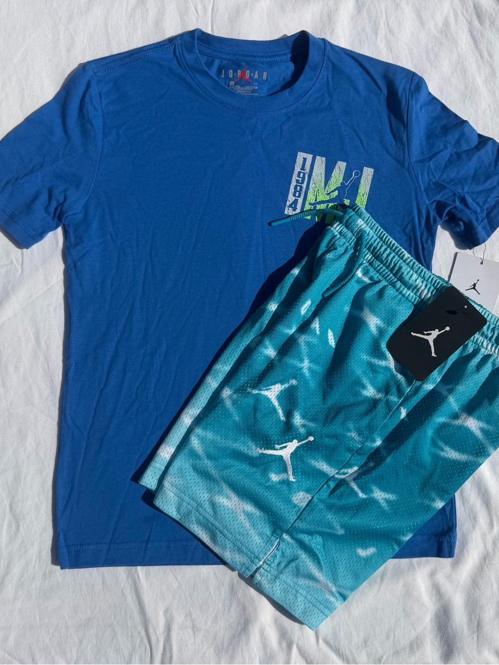 Jordan Boys Youth 2pc Short Set - Small